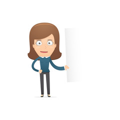 Girl manager, suitable for use in dialogues with other