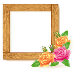 Design wooden photo frames