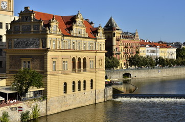 Fototapeta na wymiar Moldau Prag