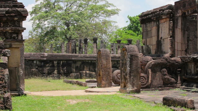 Sri Lanka landmark - medieval ruined temples