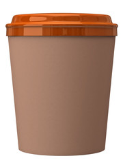 Takeaway coffee cup