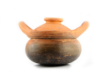 Percolator pot made ​​of earthen.