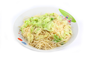 Thai Noodles in the dish.