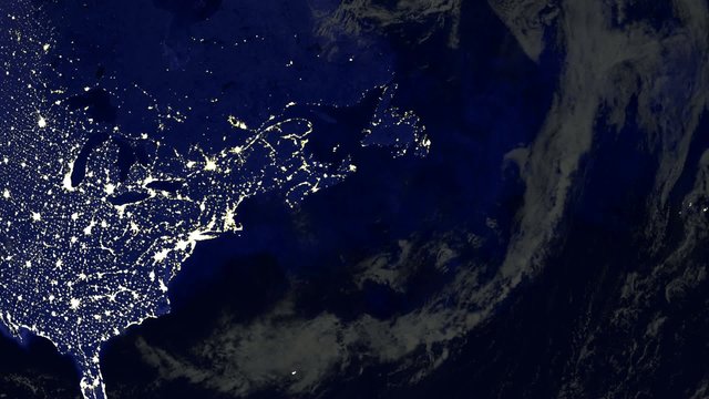 Terre - la nuit