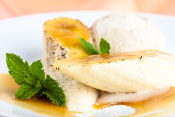 Banana Brule Dessert