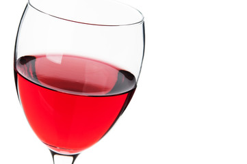 Glass of red wine