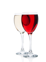 Red and white wine