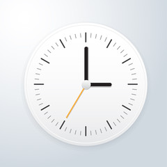 White clock