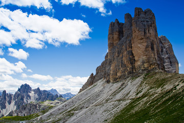 Fototapeta na wymiar Three Peaks - Dolomit - Włochy