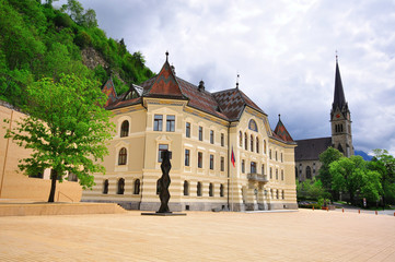 Fototapeta na wymiar Parliaments of Liechtenstein