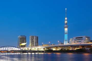 Obraz premium View of Tokyo Sky Tree