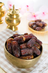 Date palm fruits