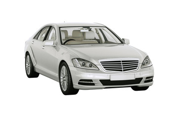 Naklejka premium Luxury car in the studio