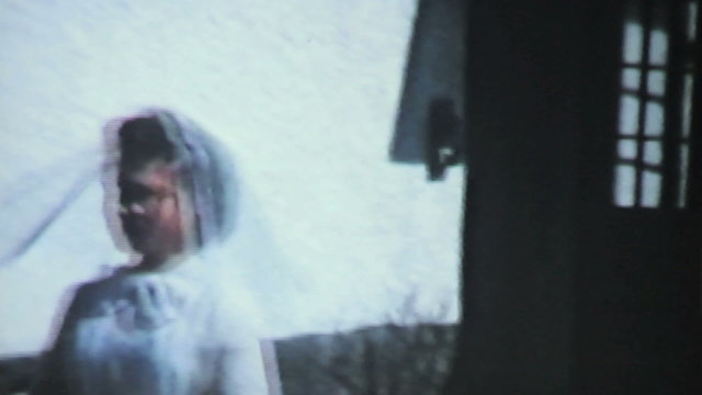 Mother & Daughter Leaving For First Communion-1958 Vintage 8mm