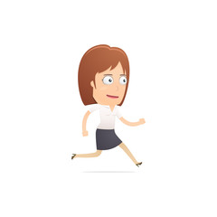 Fototapeta premium Girl manager, suitable for use in dialogs with other characters.