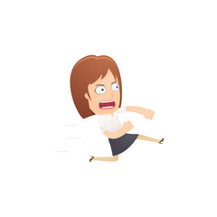 Girl manager, suitable for use in dialogs with other characters.