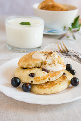 Pancake with berries