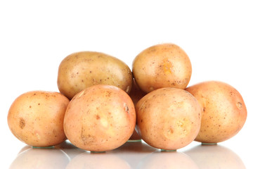 Potato isolated on white