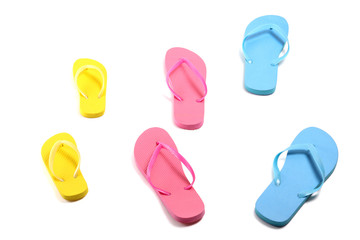 flip flops isolated on white background