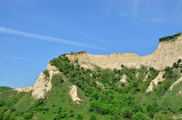 Fototapeta na wymiar Melnik Sand Pyramids are the most fascinating natural phenomena