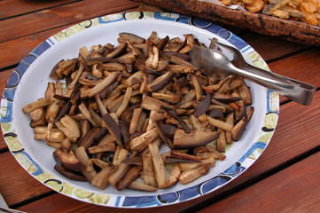 melanzane fritte a filetti