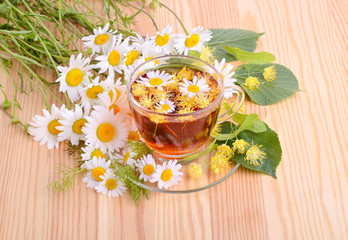 Hot herbal tea