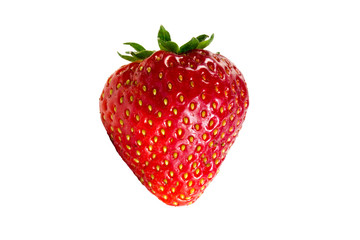 freigestellte Erdbeere