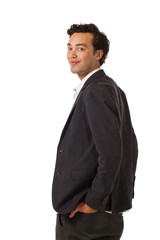 business man, isolated on white background