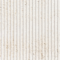 White plastic striped wall