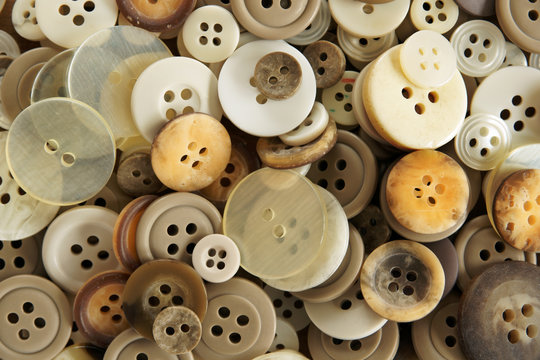 Old fashioned buttons background texture