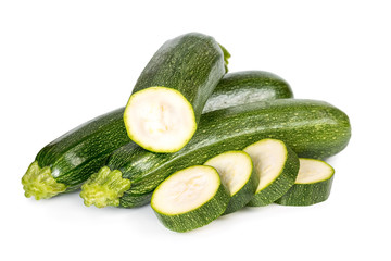 Zucchini with sliced