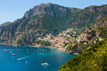 Fototapeta na wymiar Positano - Wybrzeże Amalfi - Włochy