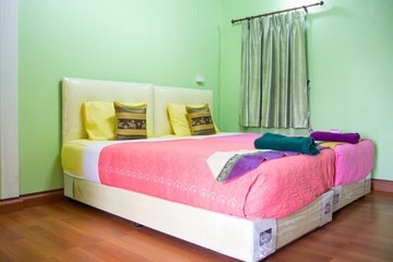 Bed room colorful
