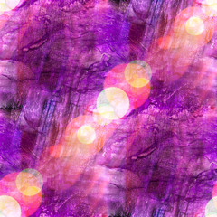 Fototapeta na wymiar bokeh fioletowy akwarela bez szwu tekstury abstrakcyjne bru