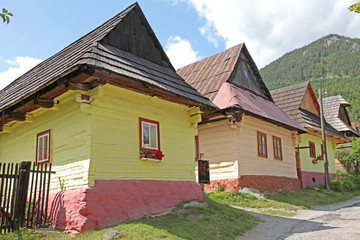 Vlkolinec - picturesque historical village, Slovakia