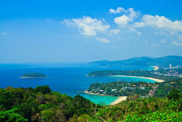 Viewpoint at Phuket bay in Thailand