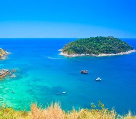 Fototapeta na wymiar Wyspa na wyspie Phuket w Tajlandii