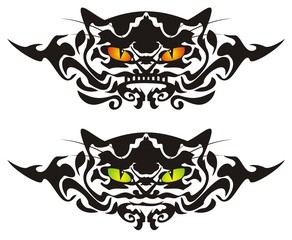 Tribal cat eyes