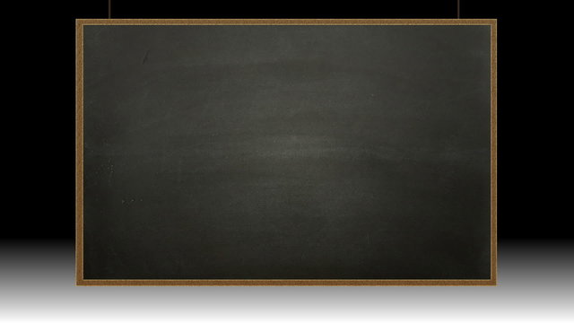 Empty blackboard transition