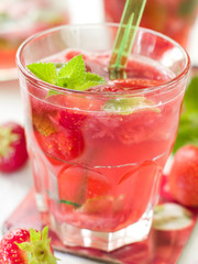 strawberry mojito or lemonade