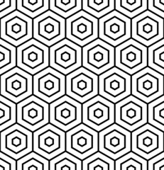 Texture des hexagones. Motif géométrique sans soudure.