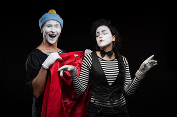 couple of mimes