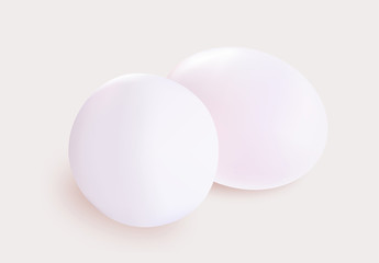 White eggs