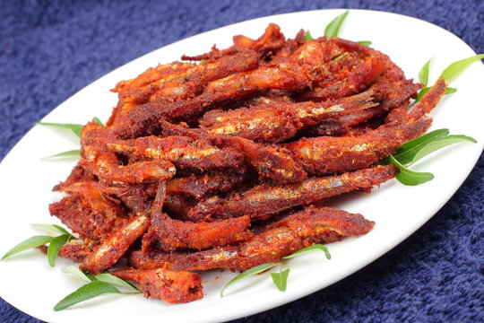 Anchovy fry,Kerala Cusine