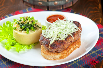 Gourmet steak meat