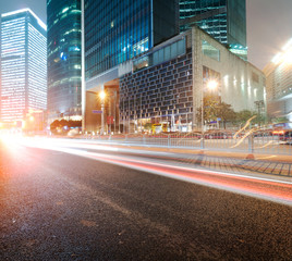 Fototapeta premium the night view of the lujiazui financial centre