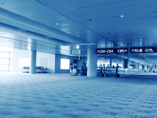 passenger in the shanghai pudong airport