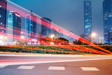Fototapeta premium the light trails