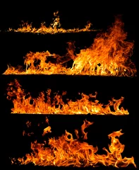 Rideaux tamisants Flamme collection de feu haute résolution