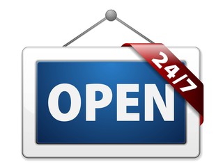 Open 24/7